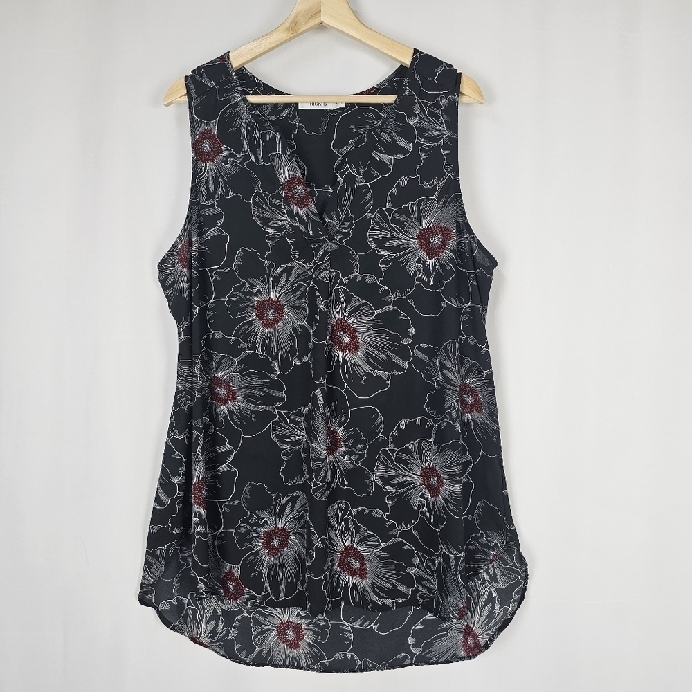 Ricki's Sleeveless V-Neck Blouse Size XL